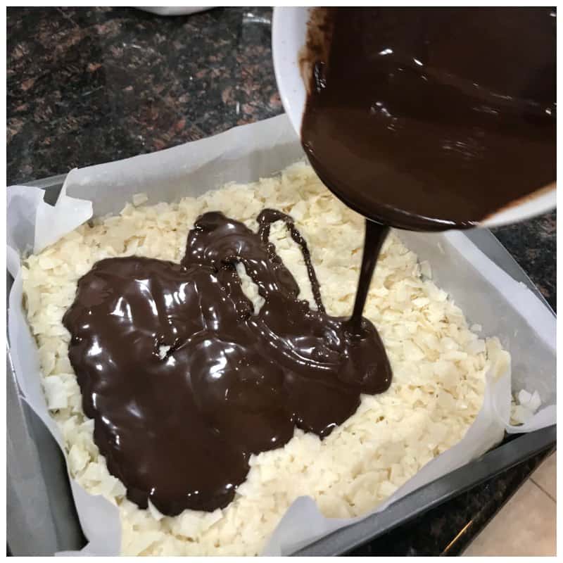 Keto Chocolate Coconut Fat Bomb Squares Recipe