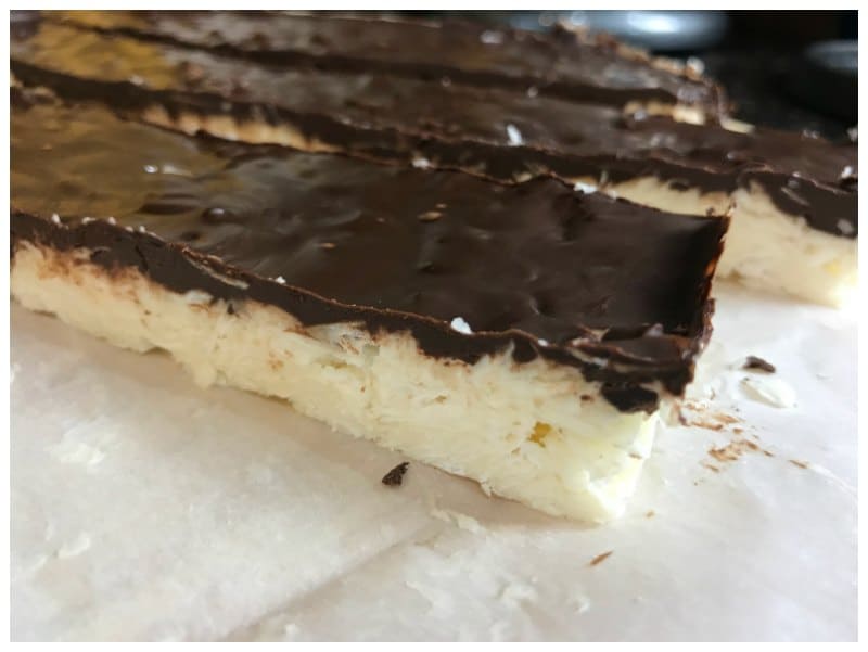 Keto Chocolate Coconut Fat Bomb Squares Recipe