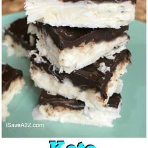 Keto Chocolate Coconut Fat Bomb Squares Recipe