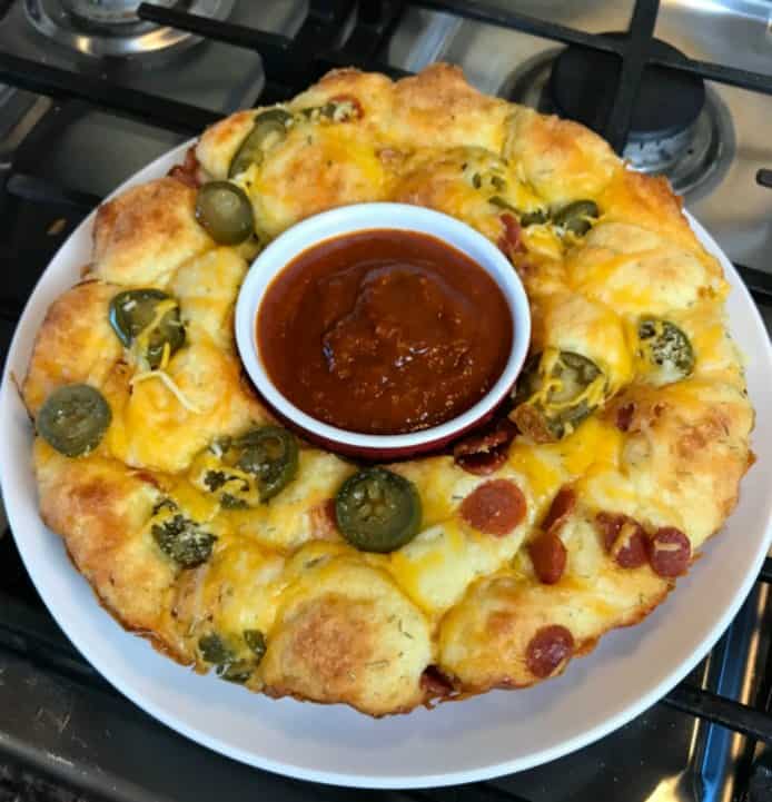 Keto Pull Apart Pizza Bread Recipe