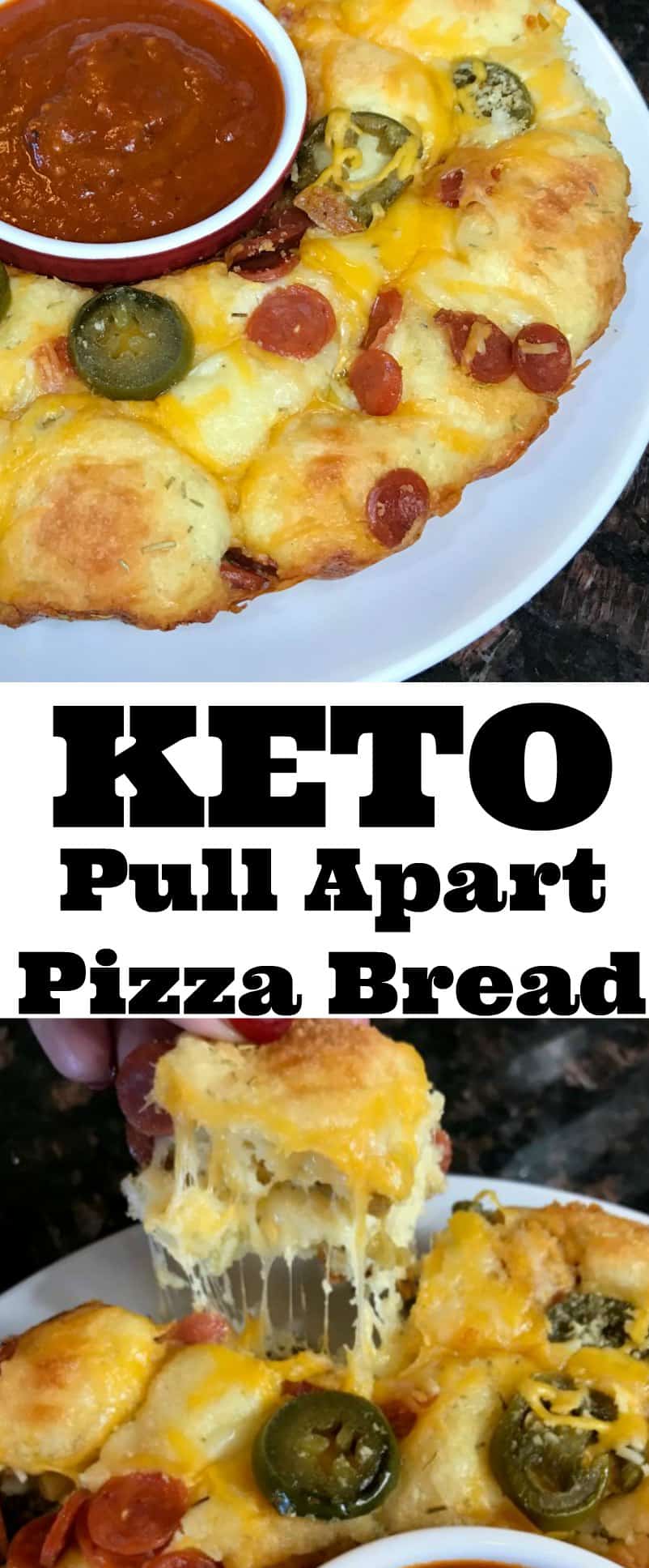 Keto Pull Apart Pizza Bread Recipe