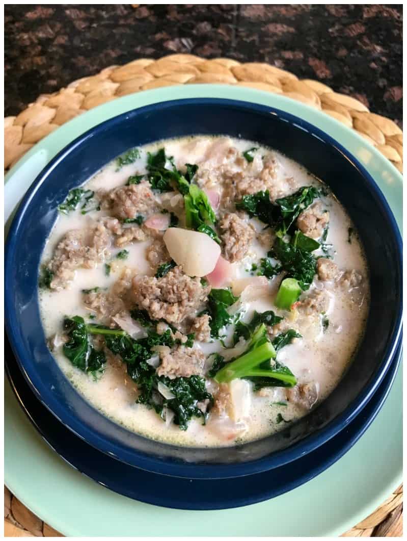 Low Carb Keto Zuppa Toscana Soup Recipe