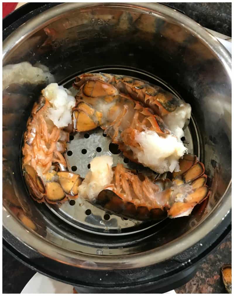 Pressure Cooker Lobster Tails with Butter Sauce - Keto Friendly recipe