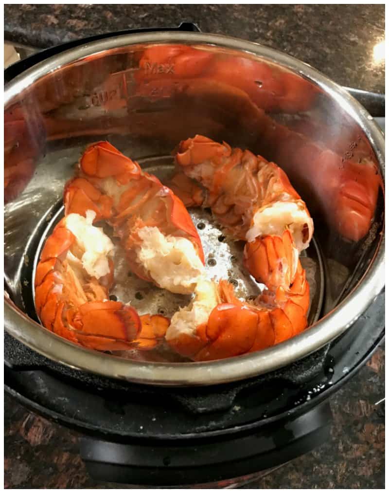 Pressure Cooker Lobster Tails with Butter Sauce - Keto Friendly recipe