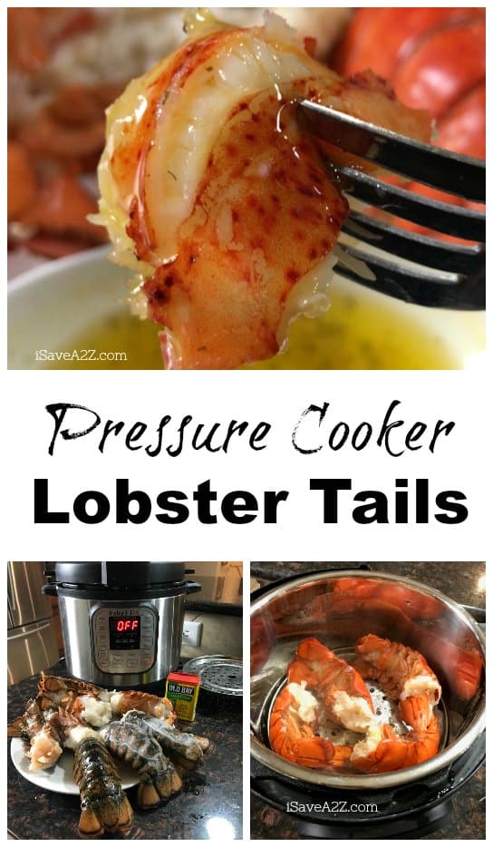Pressure Cooker Lobster Tails with Butter Sauce