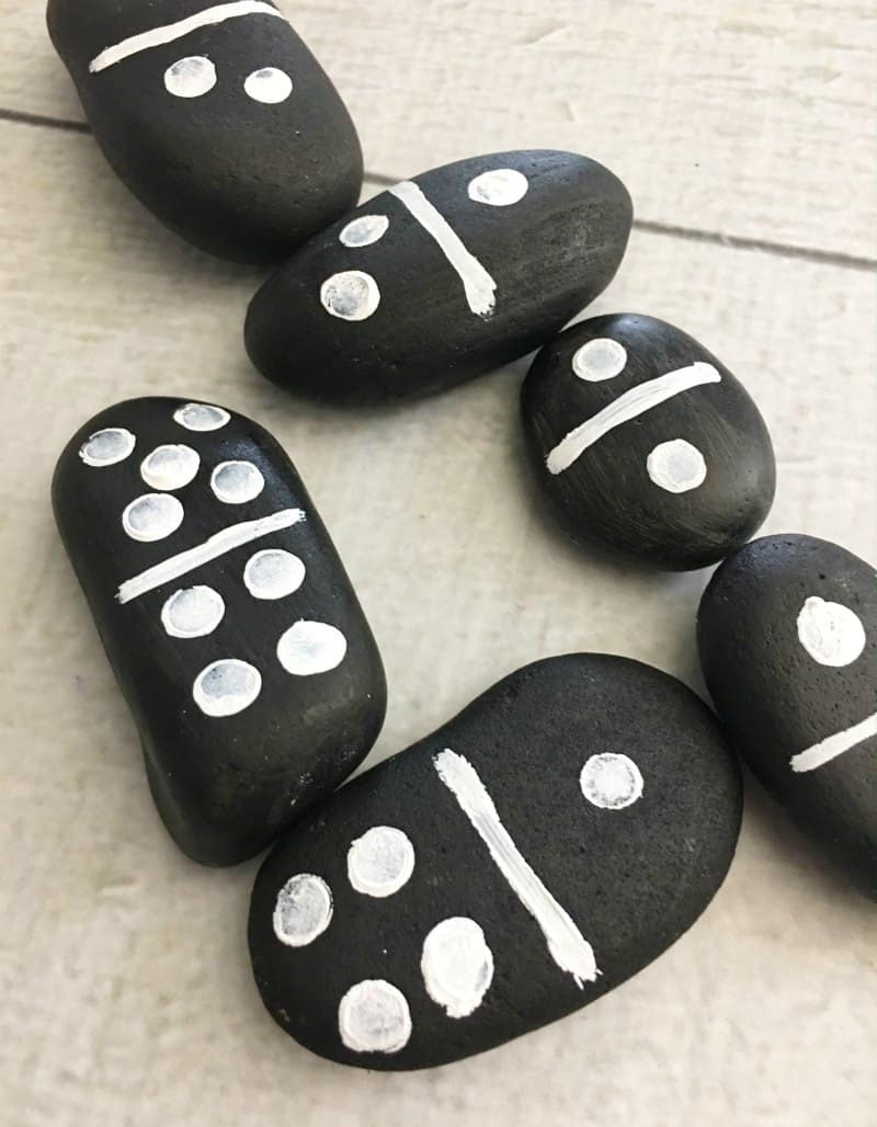 Rock Dominoes - Fun Craft Idea for Kids