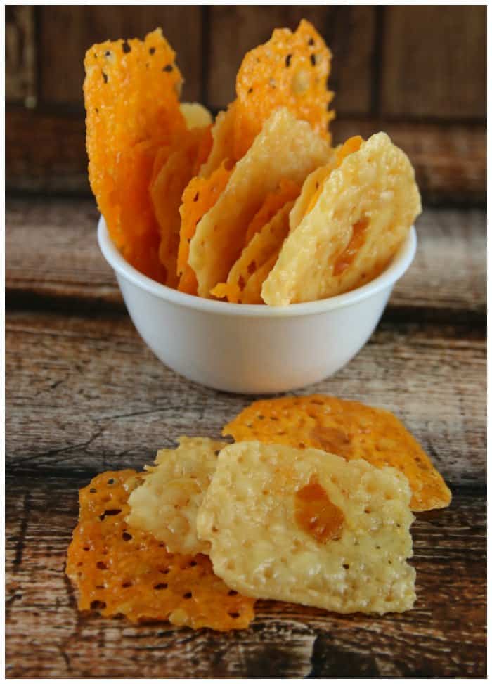 Lazy Keto Chips Recipe made with only 2 ingredients!