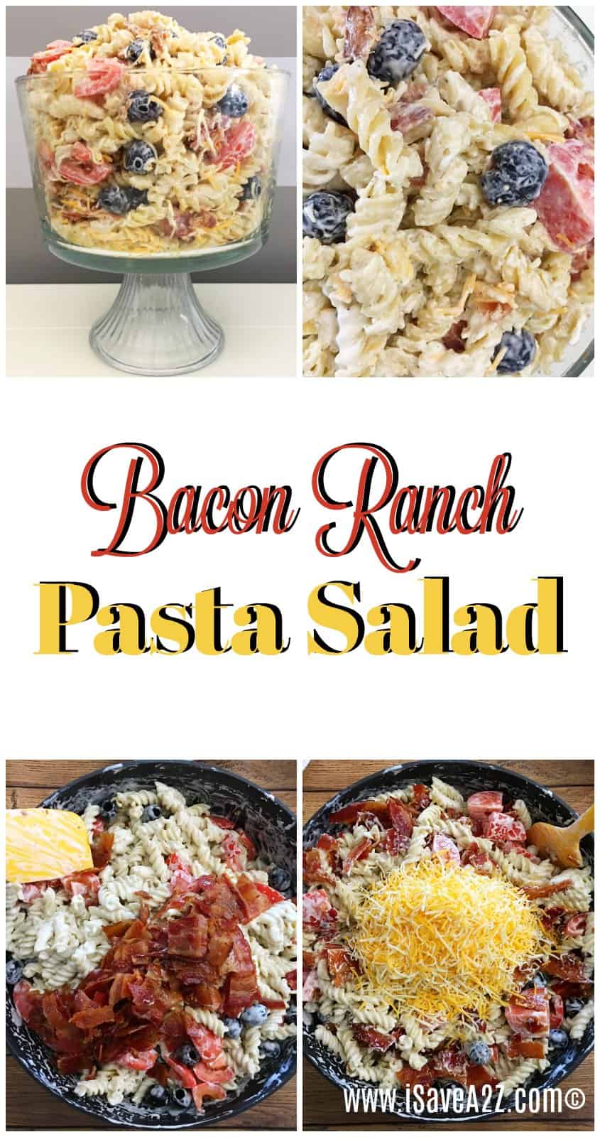 This is Bacon Ranch Pasta Salad! This recipe is an excellent choice for birthday parties, family getaways, holiday getaways and many more! This bacon ranch pasta salad is the perfect recipe you could ever have! Your family and loved ones will surely love this delicious pasta salad. It will surely melt in your mouth!