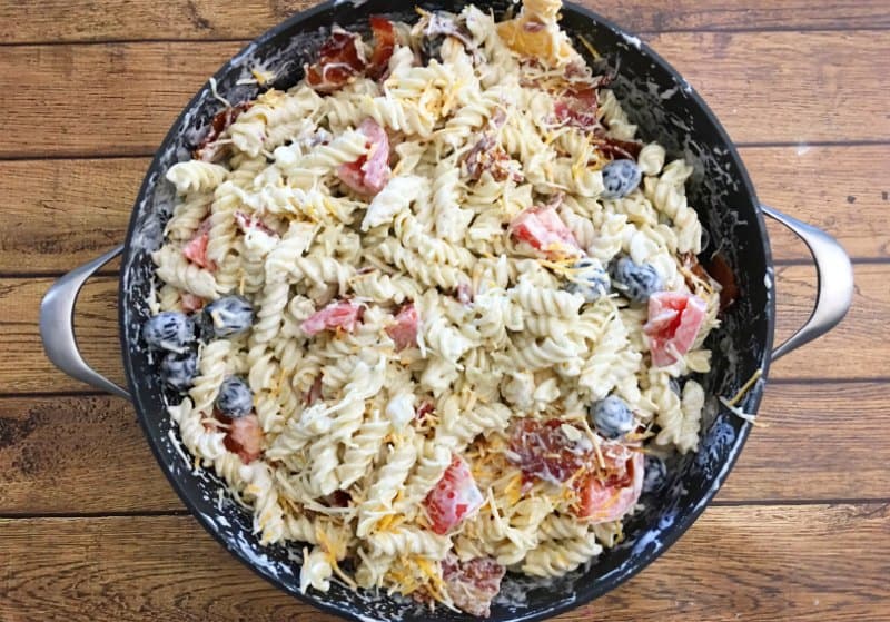 Bacon Ranch Pasta Salad