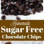 Homemade Keto Chocolate Chips