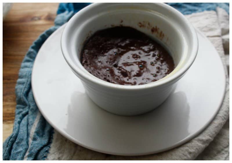 Keto Chocolate Lava Mug Cake Recipe