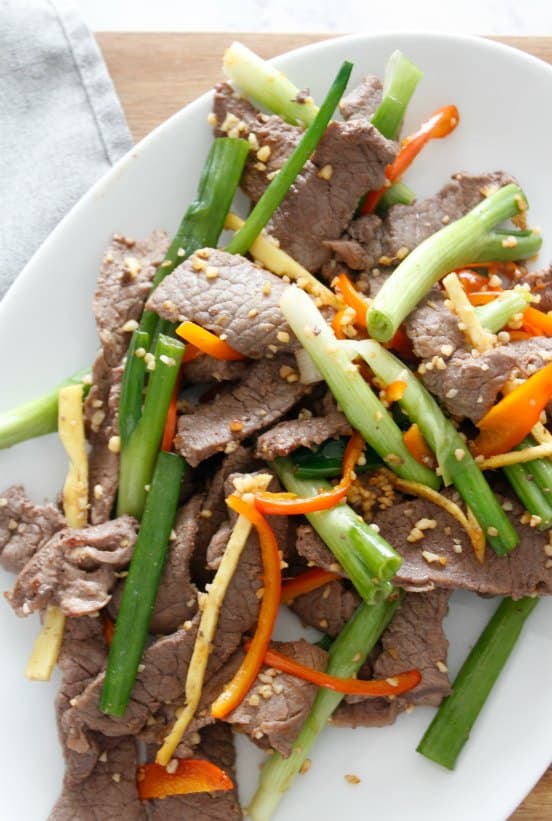 Keto Mongolian Beef Stir Fry Recipe