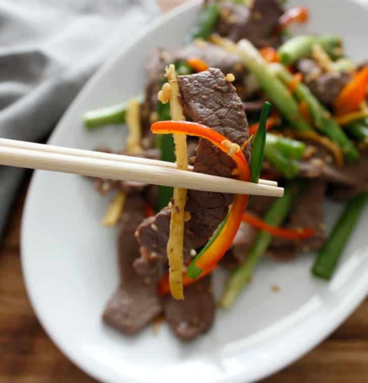 Keto Mongolian Beef Stir Fry Recipe