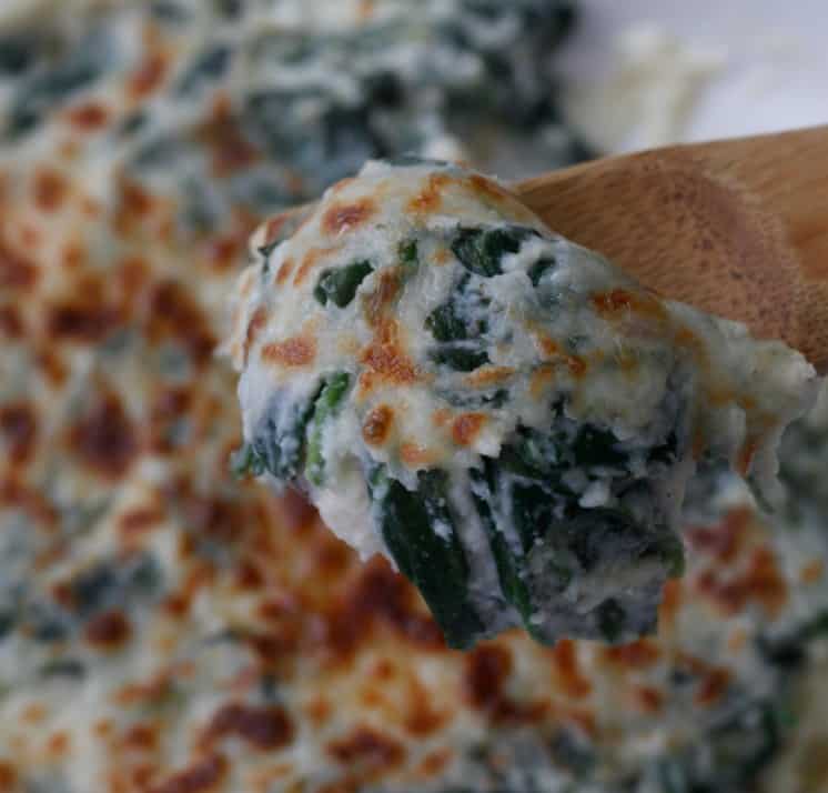 Low Carb Cauliflower Creamed Spinach Recipe