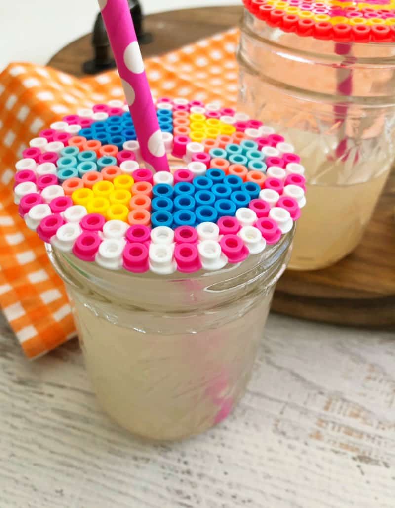 Perler Ideas: Perler Beads Drink Topper