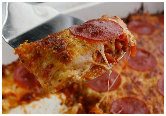 Easy Keto Pizza Casserole Recipe