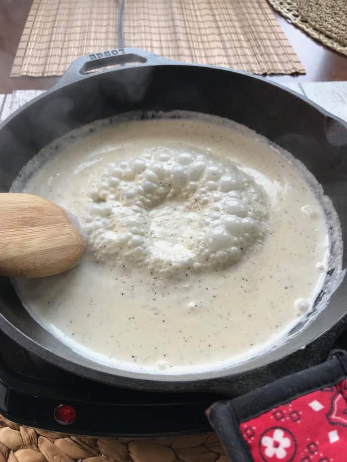 The BEST Creamy Keto Skillet Eggs Recipe