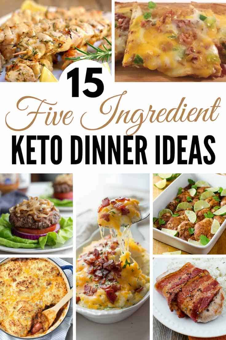 5 Ingredients Keto Dinner Ideas