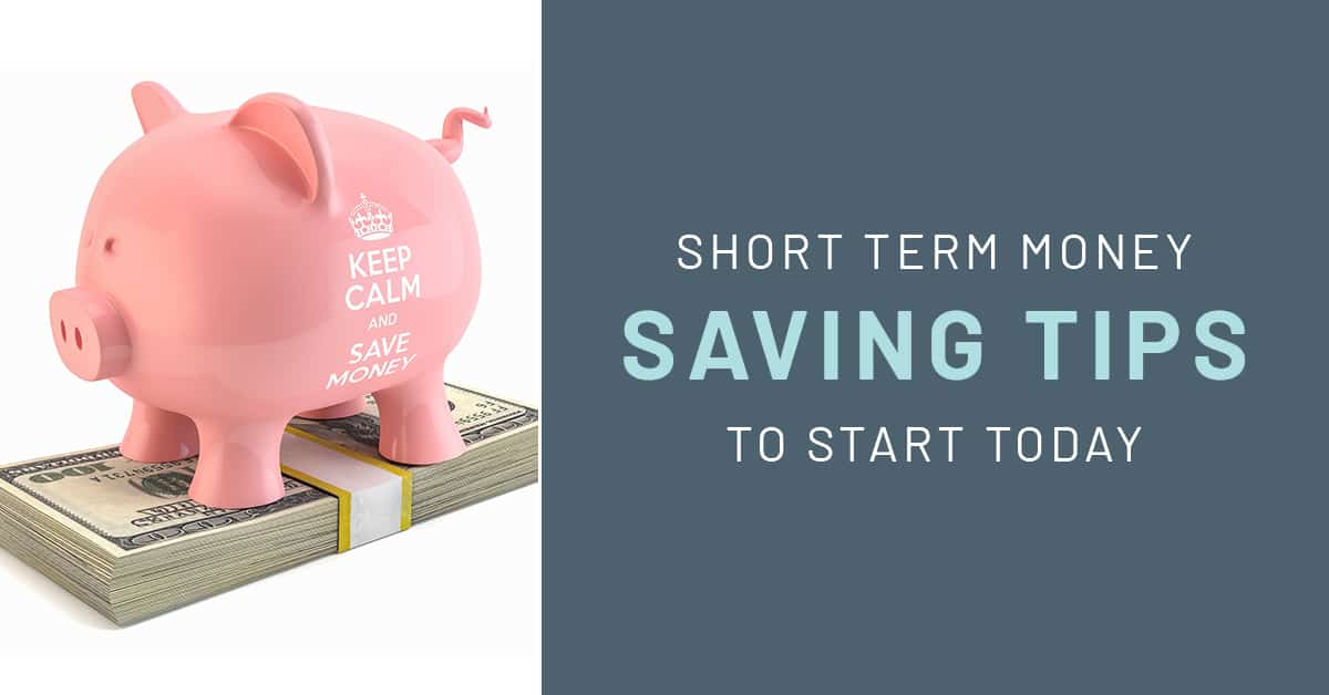Sometimes life happens and it seems to happen at the wrong times. Here are some great tips to help you save money short term for when you just cannot wait.