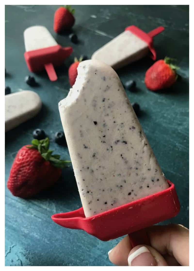 Creamy Blueberry Keto Popsicles Recipe