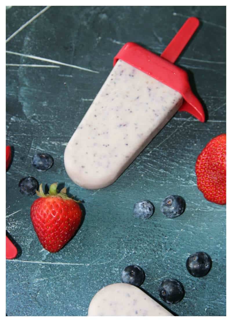 Creamy Blueberry Keto Popsicles Recipe