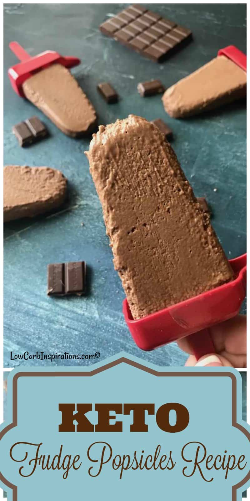 Creamy Keto Fudge Popsicles Recipe