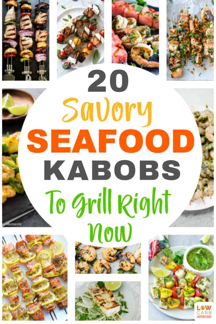 These savory seafood kabobs are the perfect choice for a delicious weeknight meal or a summer backyard party.