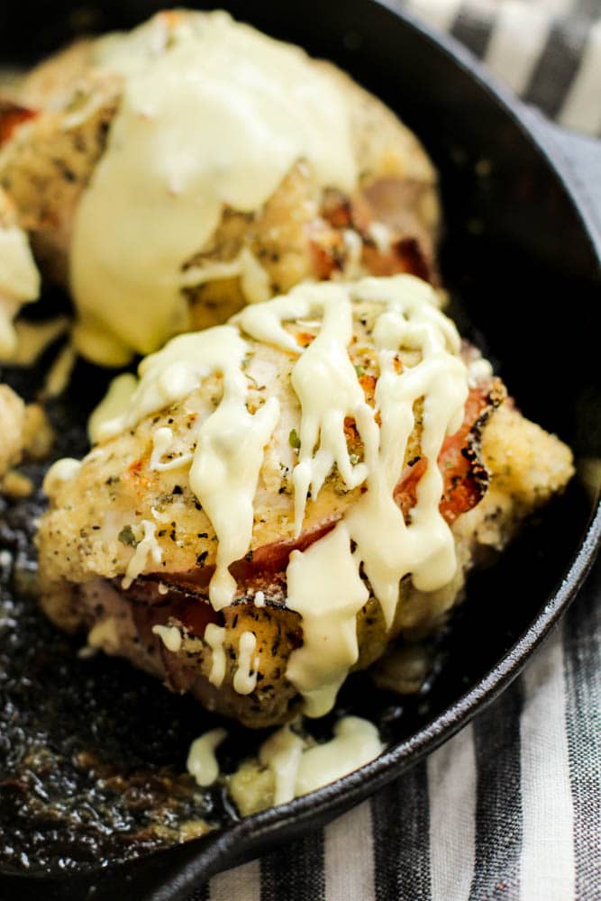 Keto Chicken Cordon Bleu Recipe