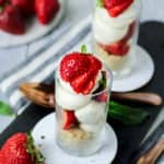 Keto No Bake Strawberry Cheesecake Parfait