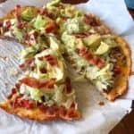 Keto BLT Pizza Made with Fathead Dough!