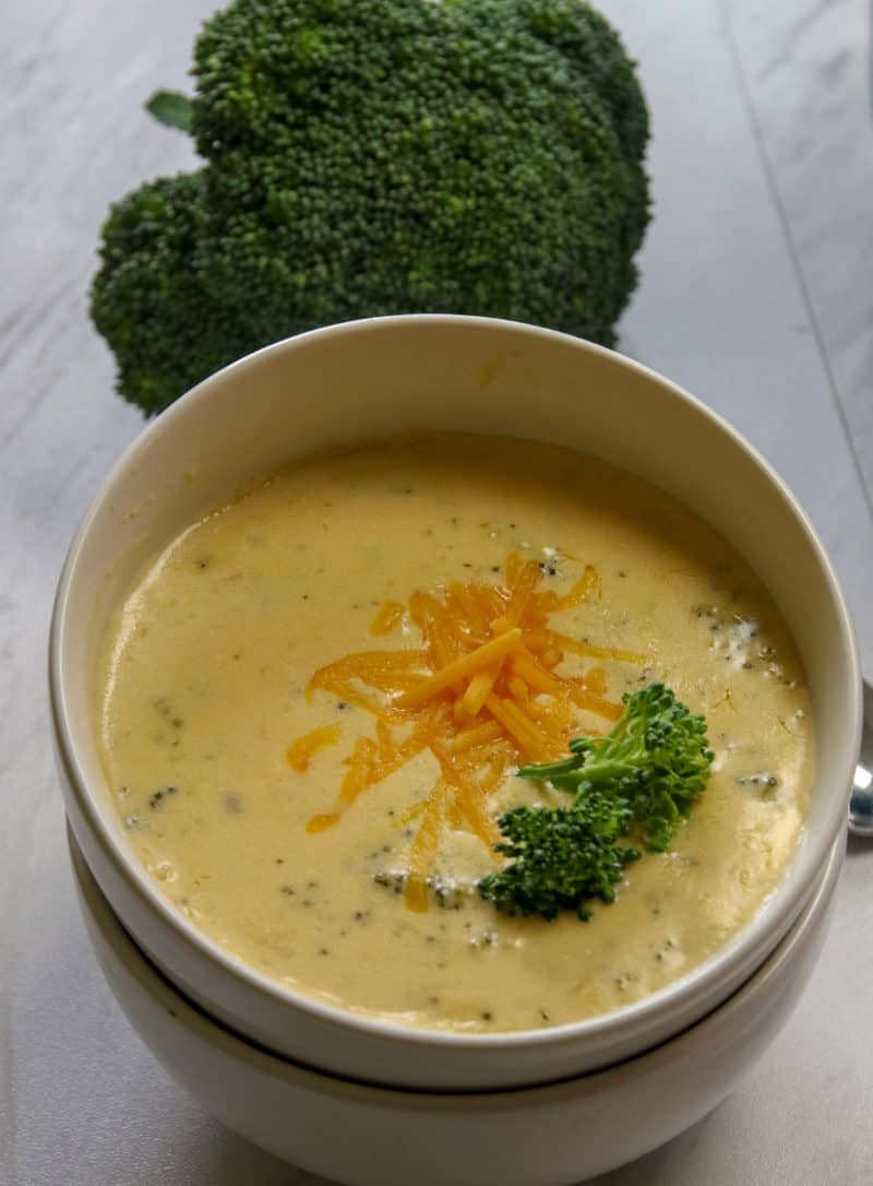 The BEST Keto Broccoli Cheese Soup