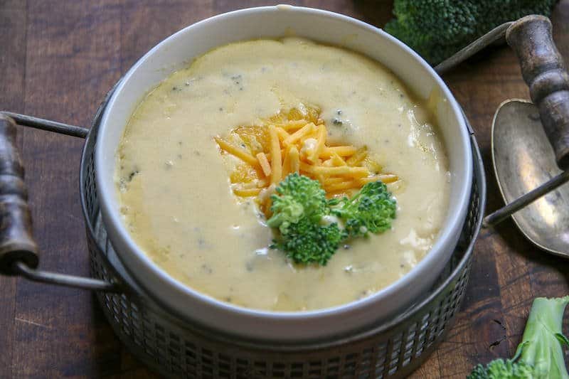 The BEST Keto Broccoli Cheese Soup