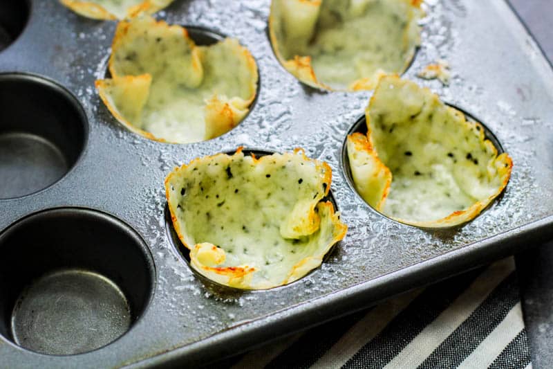 Keto Cheese Shell Taco Cups Recipe