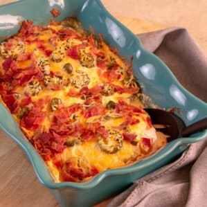 Keto Chicken Jalapeno Popper Casserole Recipe