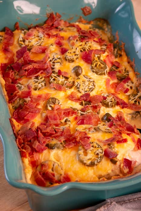 Keto Chicken Jalapeno Popper Casserole Recipe