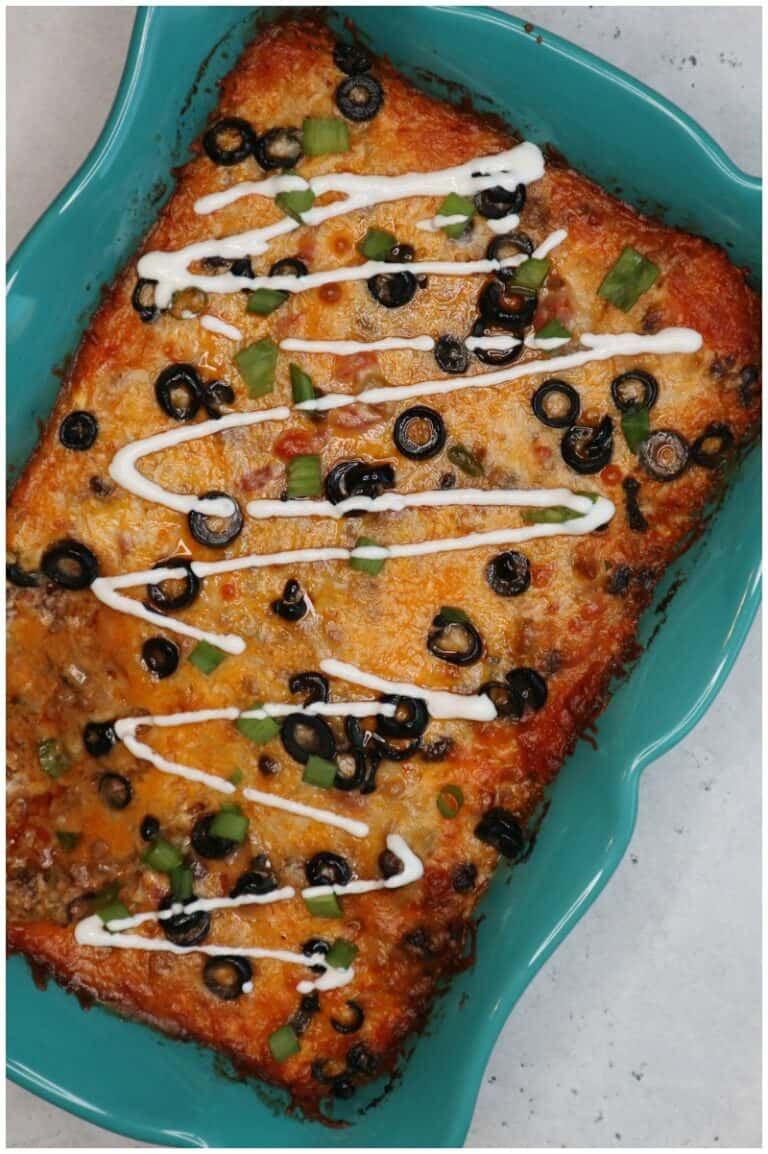 BEST Keto Taco Casserole