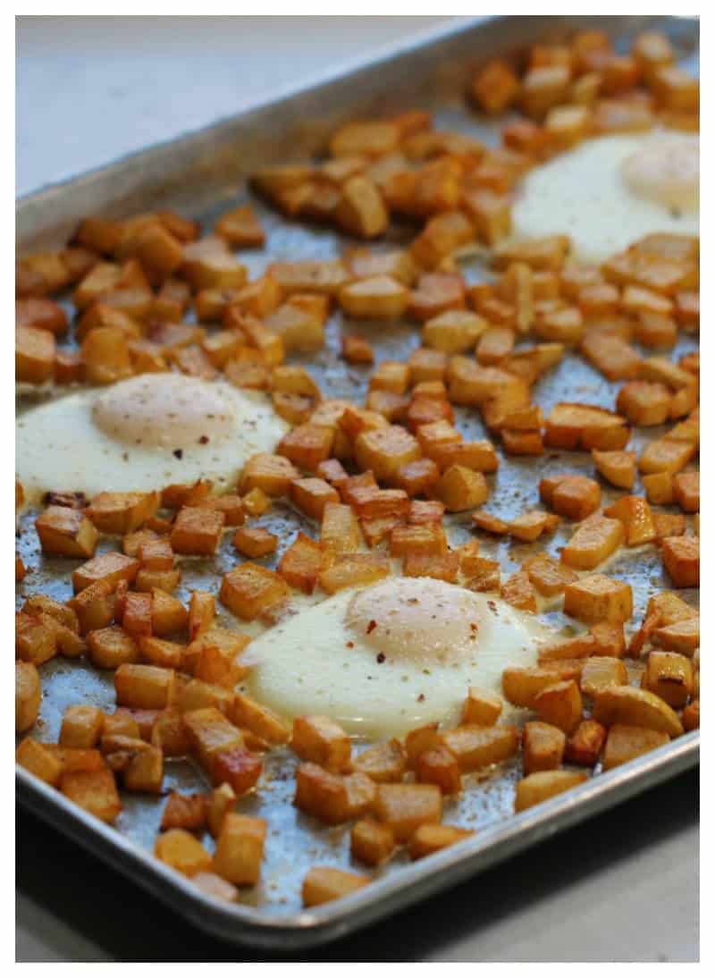 Roasted Turnips Hash Browns
