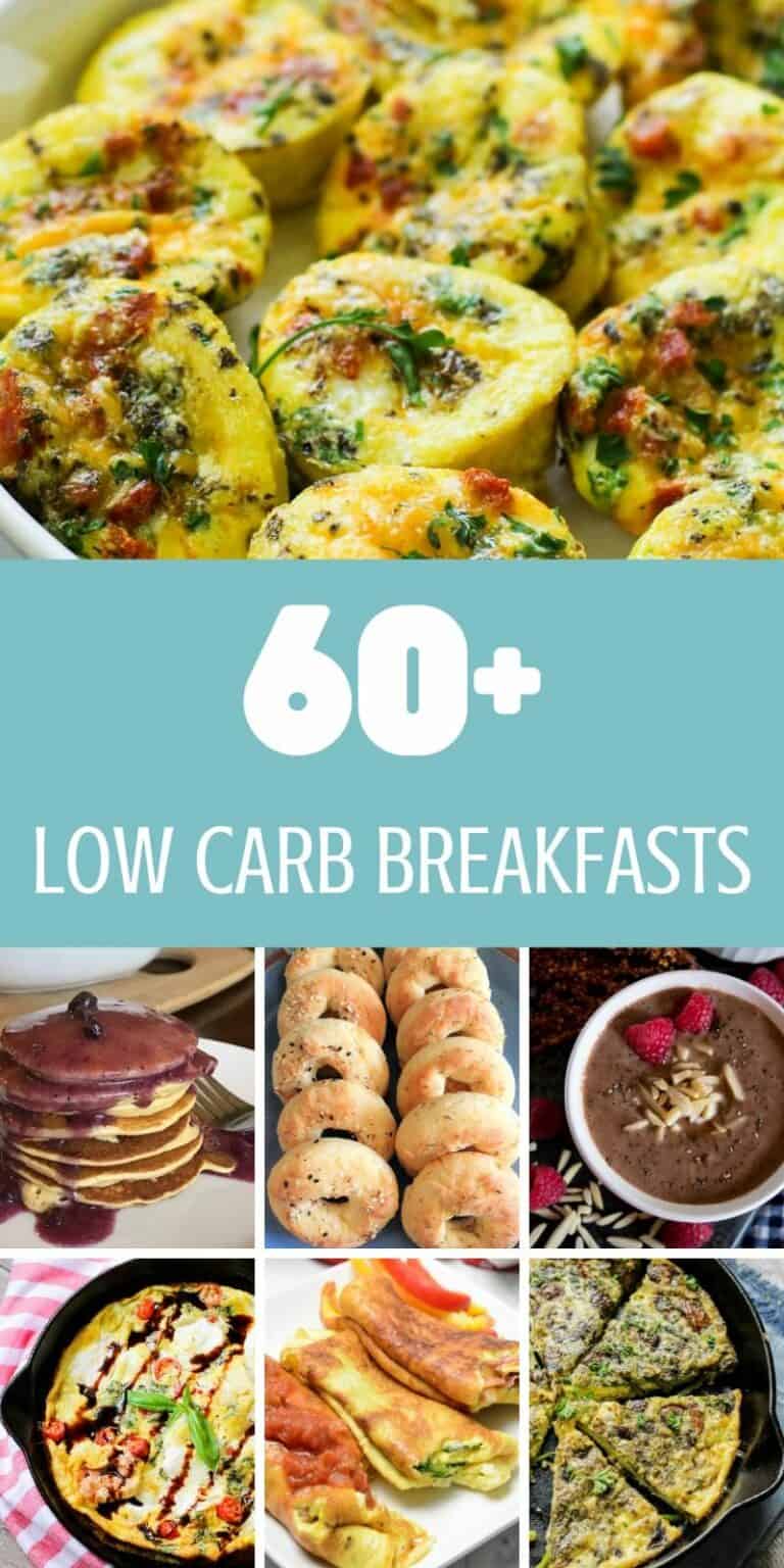 These 60+ low carb breakfast ideas for the keto diet are sure to start your mornings off on the right foot. Not only keto/low carb, but they are good too!
