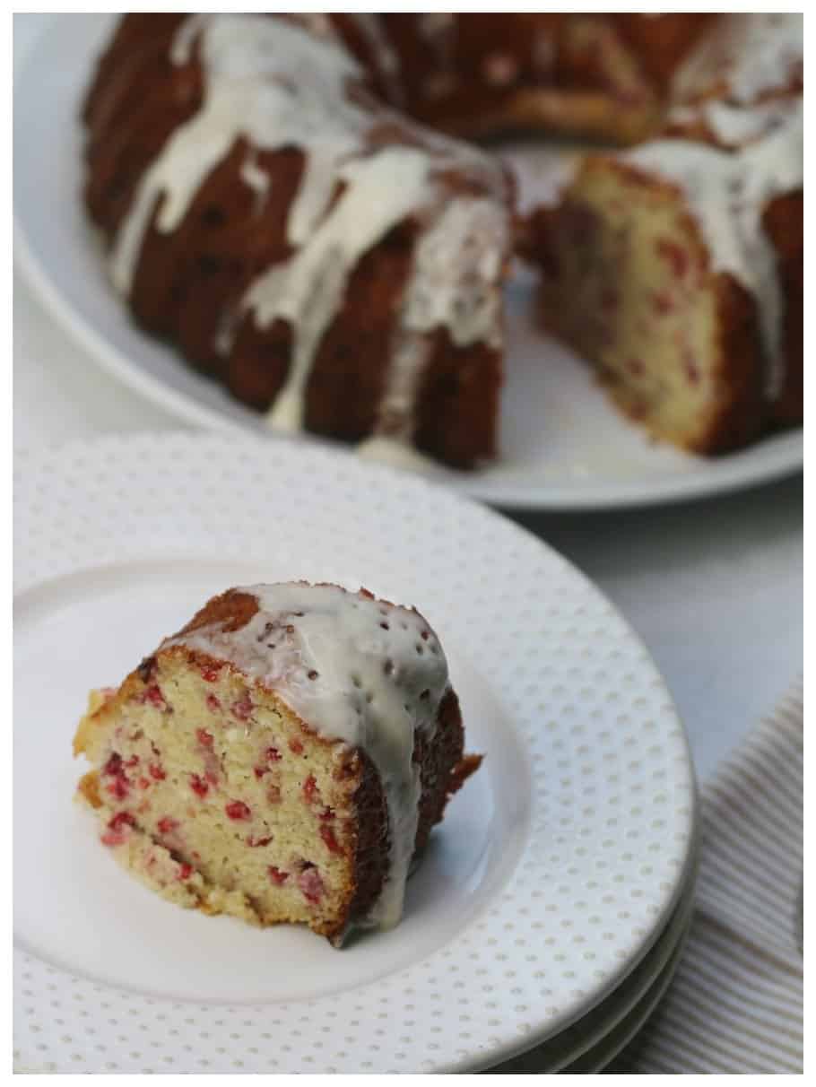 Raspberry Lemon Bundt Cake Recipe