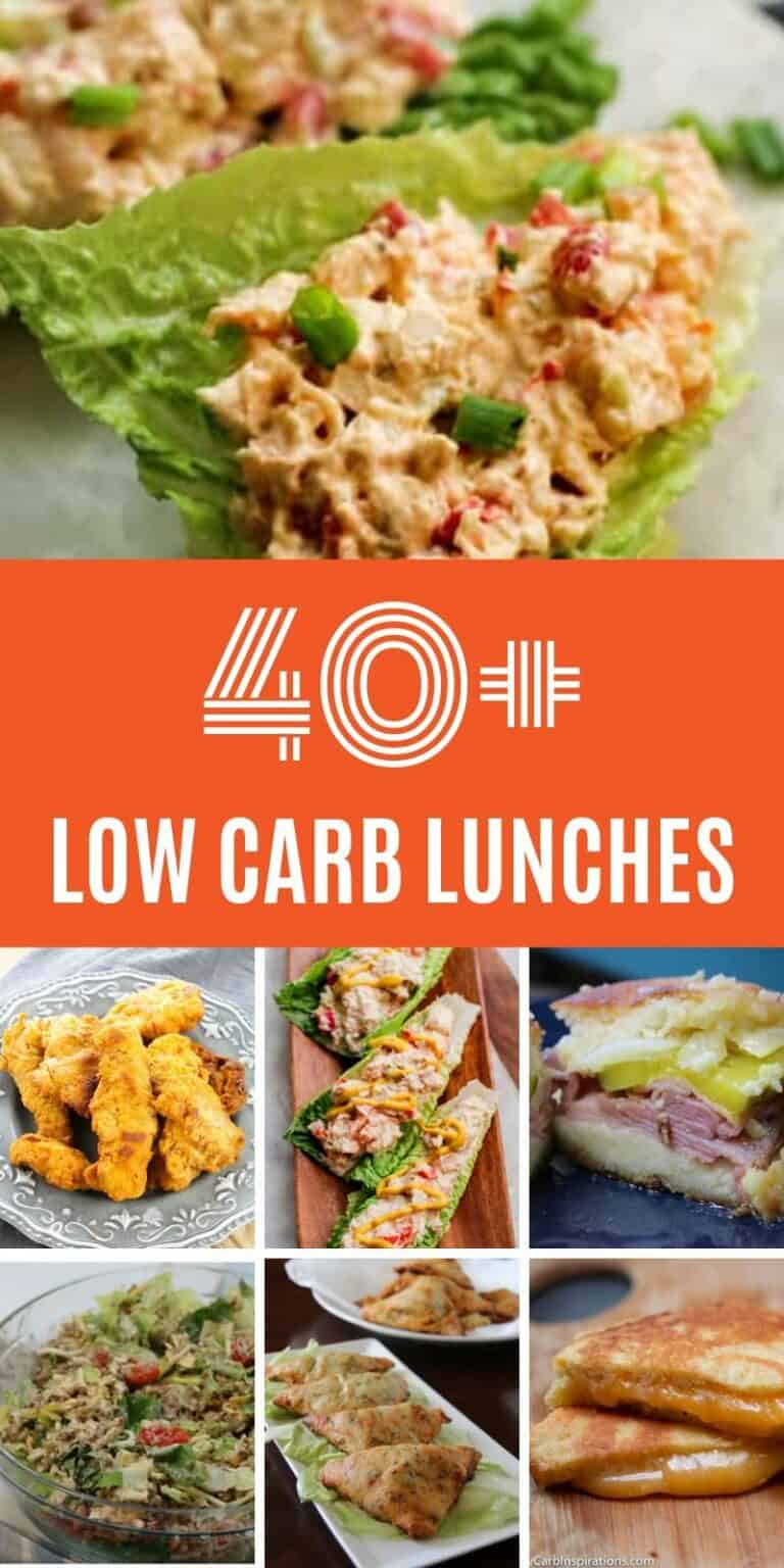These 40+ Low Carb Lunch Ideas for the Keto Diet are perfect all year long. There is literally something for everyone on this list.