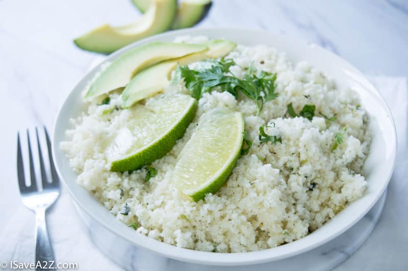 Cauliflower Rice with Cilantro and Lime