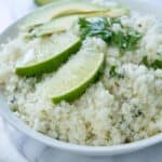 Cauliflower Rice with Cilantro and Lime