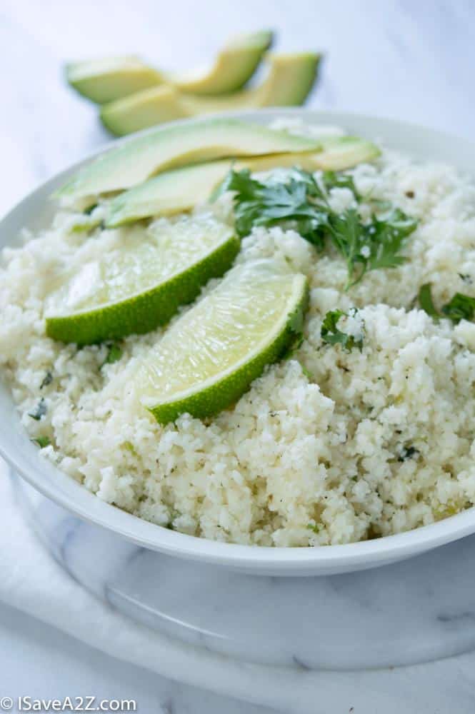 Cauliflower Rice with Cilantro and Lime