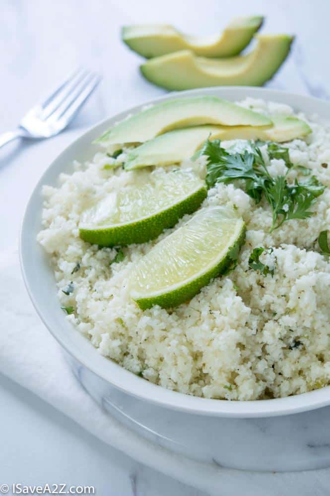 Cauliflower Rice with Cilantro and Lime