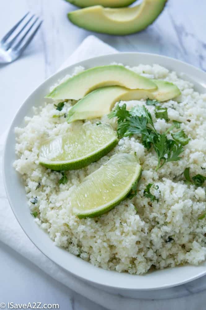 Cauliflower Rice with Cilantro and Lime