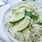 Cauliflower Rice with Cilantro and Lime