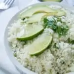 Cauliflower Rice with Cilantro and Lime