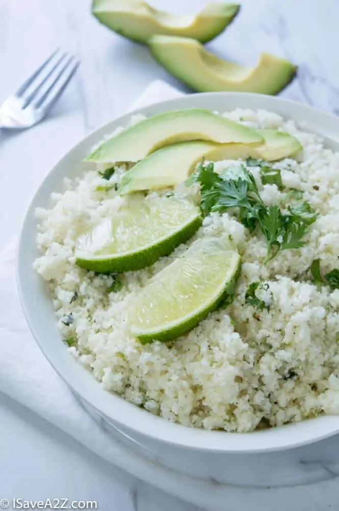 Cauliflower Rice with Cilantro and Lime