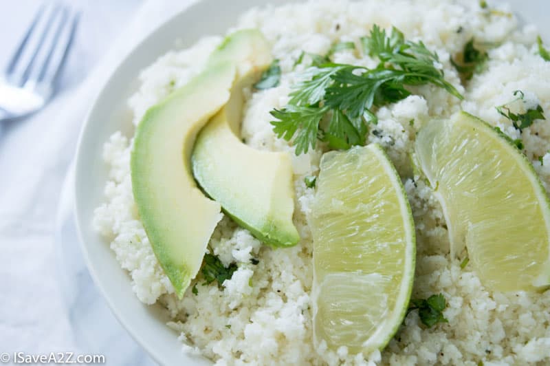 Cauliflower Rice with Cilantro and Lime