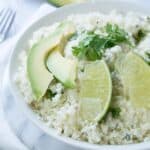 Cauliflower Rice with Cilantro and Lime